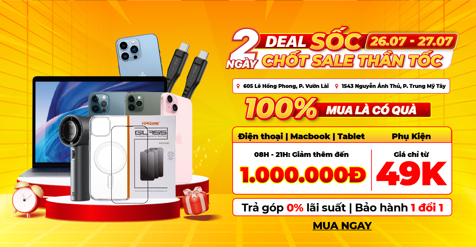 2 ngày deal sốc – Chốt sale thần tốc