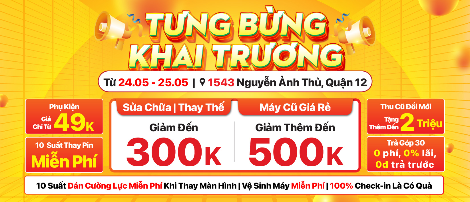 Tưng bừng khai trương Viện Di Động 1543 Nguyễn Ảnh Thủ