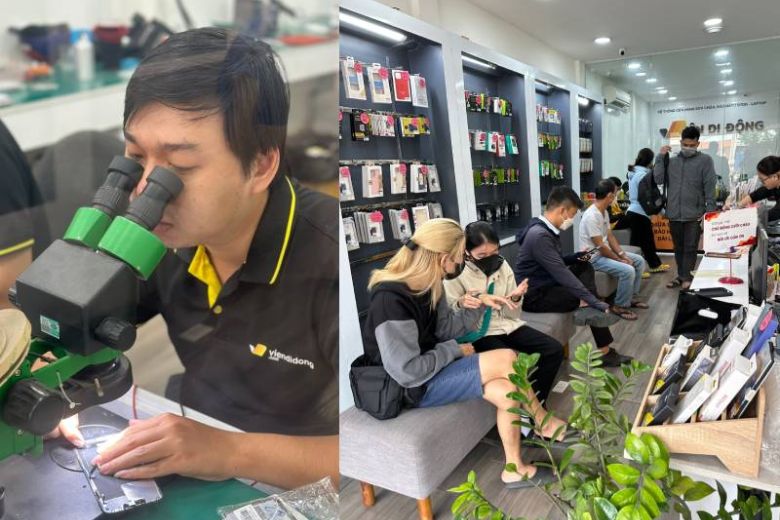 Quy trình thay pin iPhone 16 Plus tại Viện Di Động