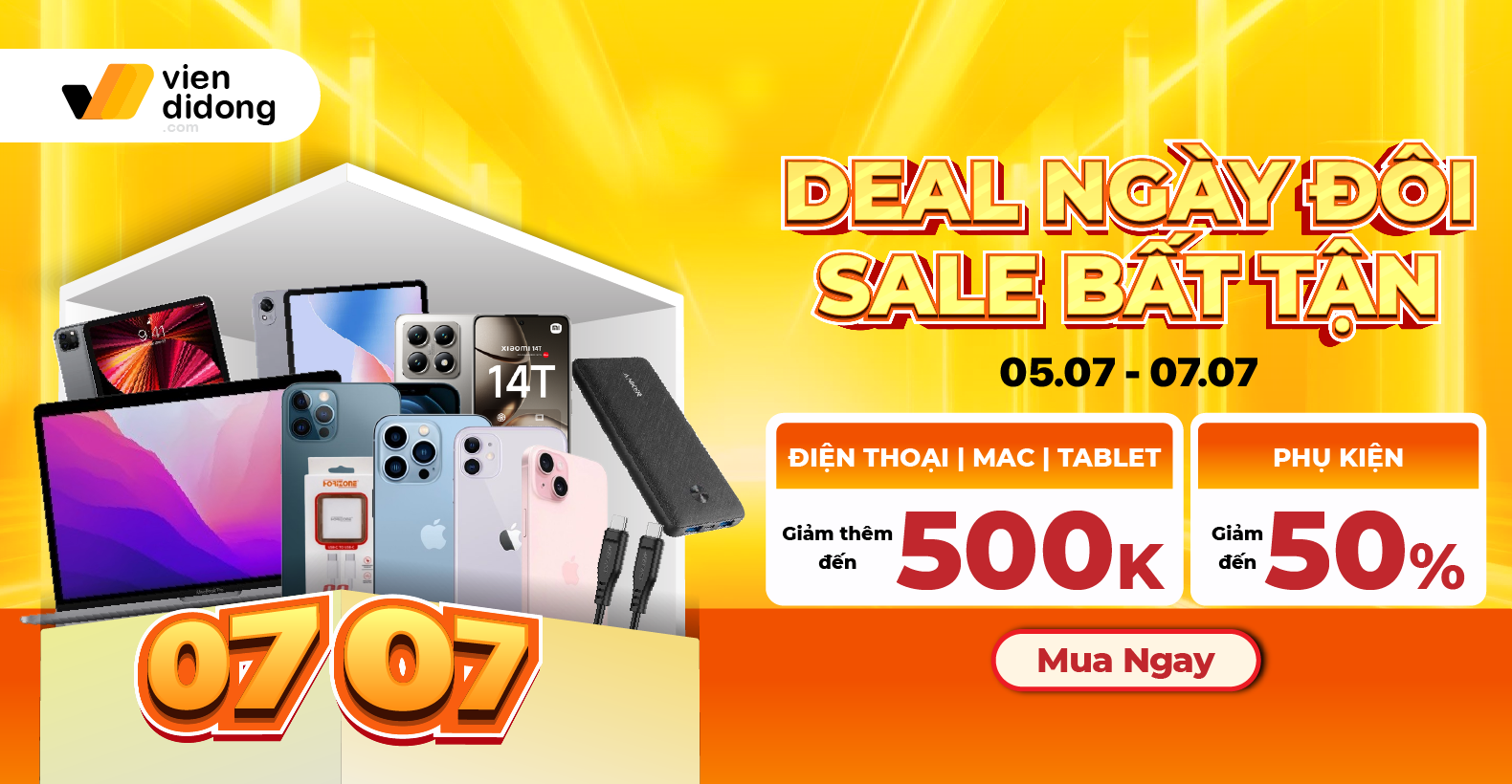 Deal ngày đôi – Sale bất tận