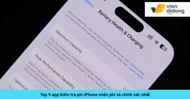 Top 9 app kiểm tra pin iPhone miễn phí và chính xác nhất
