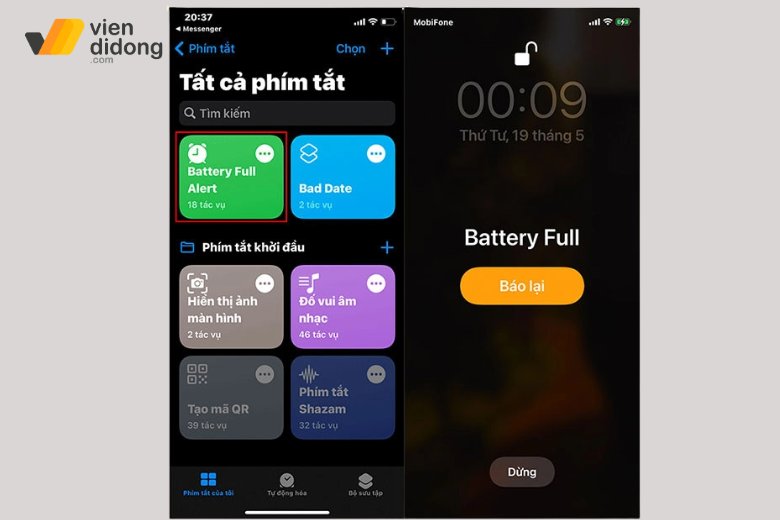 Cách bật chế độ tự ngắt pin khi sạc đầy của iPhone 7 Cách bật chế độ tự ngắt sạc iPhone