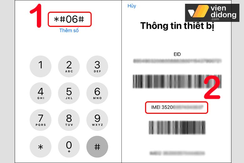 Hãy kiểm tra IMEI có trùng khớp với máy cũ mà bạn định mua hay không