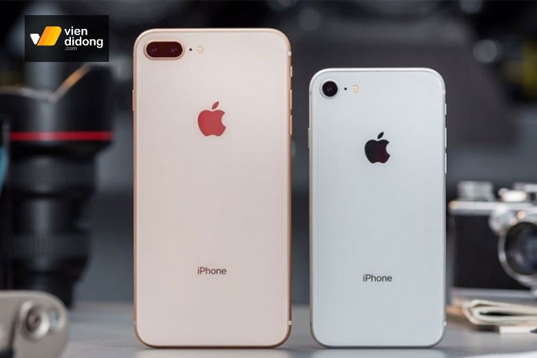 Dòng iPhone 8 series cũ có thiết kế truyền thống và đáp ứng các tác vụ cơ bản