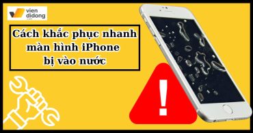 iphone bị dính nước vào màn hình