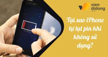 Điện thoại iPhone tự tụt pin khi không sử dụng, để qua đêm phải làm sao?