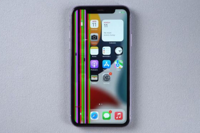 màn hình iphone bị sọc