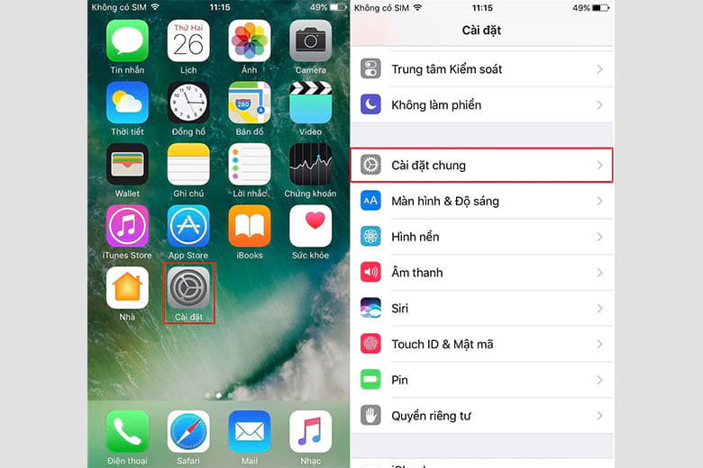 màn hình iPhone bị sọc
