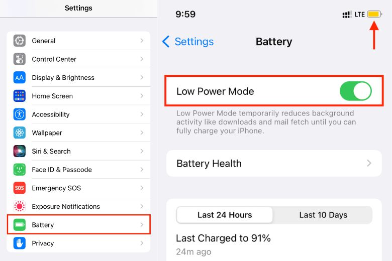 Có nên bật chế độ tiết kiệm pin trên iPhone không? Có nên bật thường xuyên không? 5 chế độ tiết kiệm pin trên iphone