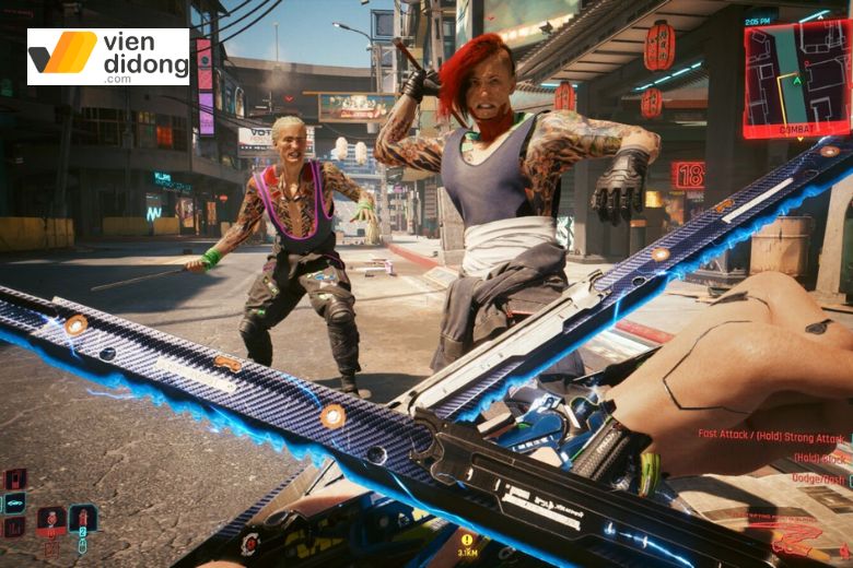 Cyberpunk 2077 trên Macbook