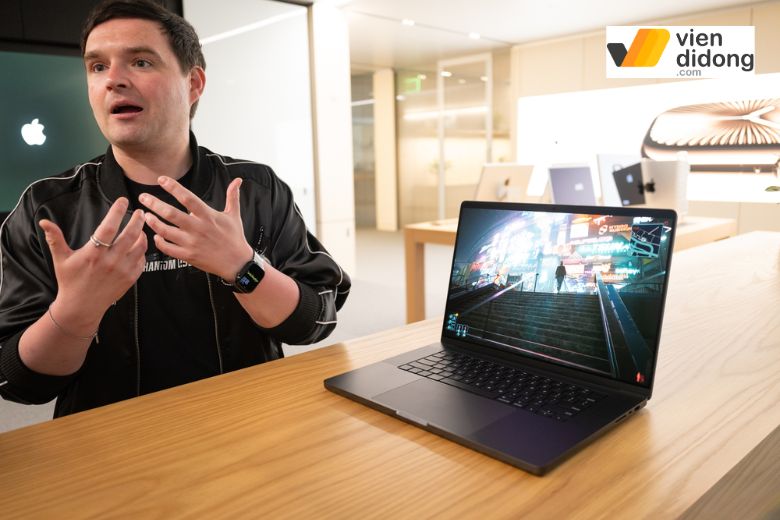 Cyberpunk 2077 trên Macbook