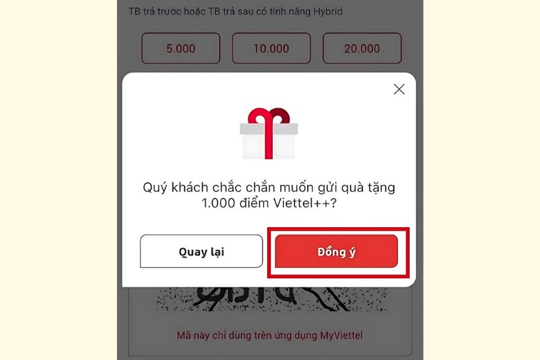 Đổi điểm Viettel