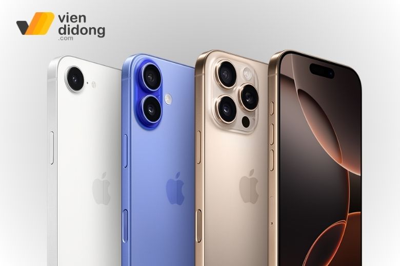 iPhone 16 series có thiết kế cao cấp, nhẹ hơn nhờ khung nhôm và titan