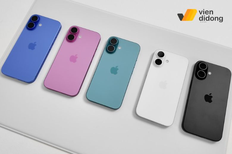 iPhone 16 và 16 Plus có 5 màu trẻ trung, phù hợp nhiều phong cách người dùng