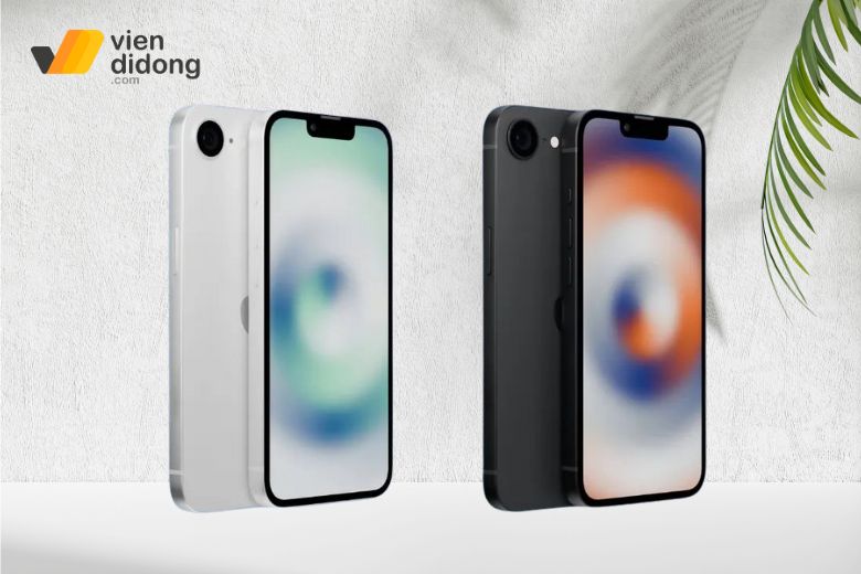 iPhone 16e có hai màu trắng và đen tối giản, phù hợp mọi phong cách người dùng