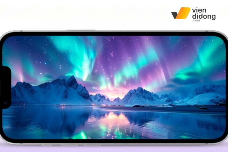 Màn hình 6.1 inch hiển thị rõ ràng trên iPhone 16e 256GB