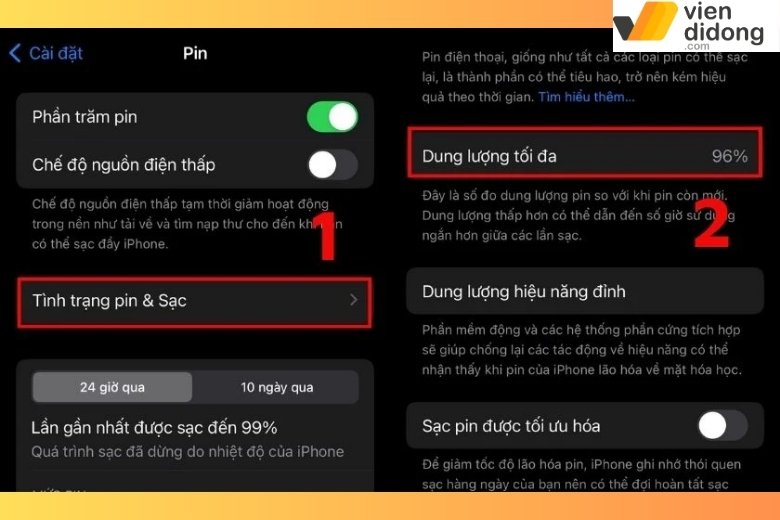 Khi nào cần thay pin iPhone 14 Pro
