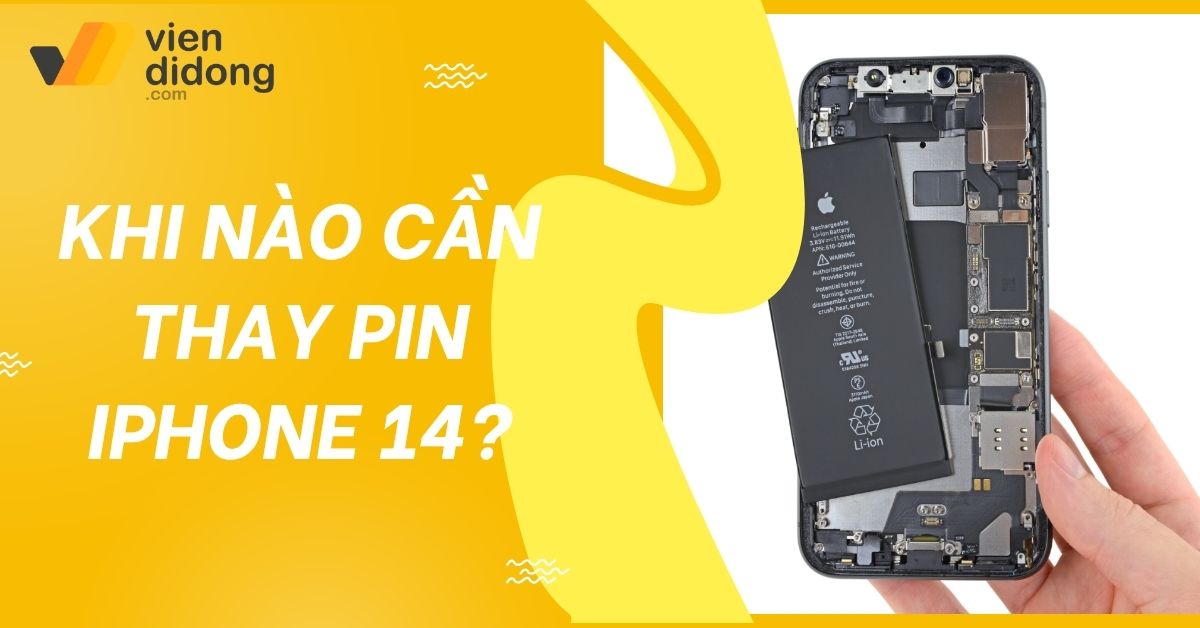 Tình trạng pin iPhone 14 khi nào cần thay​?