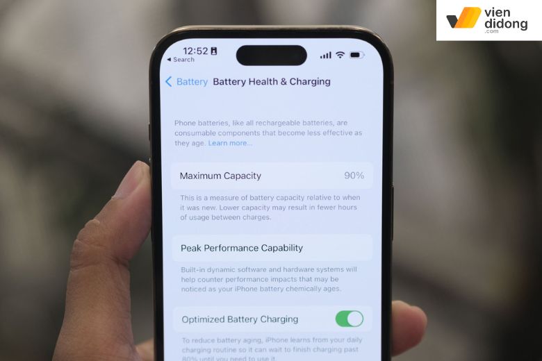 Kiểm tra độ chai pin iPhone 14 Pro chính xác bằng iOS và phần mềm 1 kiểm tra độ chai pin iPhone 14 Pro
