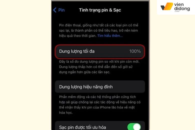 Kiểm tra độ chai pin iPhone 14 Pro chính xác bằng iOS và phần mềm 5 kiểm tra độ chai pin iPhone 14 Pro