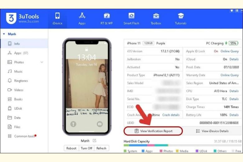 Kiểm tra độ chai pin iPhone 14 Pro chính xác bằng iOS và phần mềm 6 kiểm tra độ chai pin iPhone 14 Pro