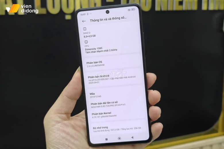 kiểm tra Xiaomi cũ