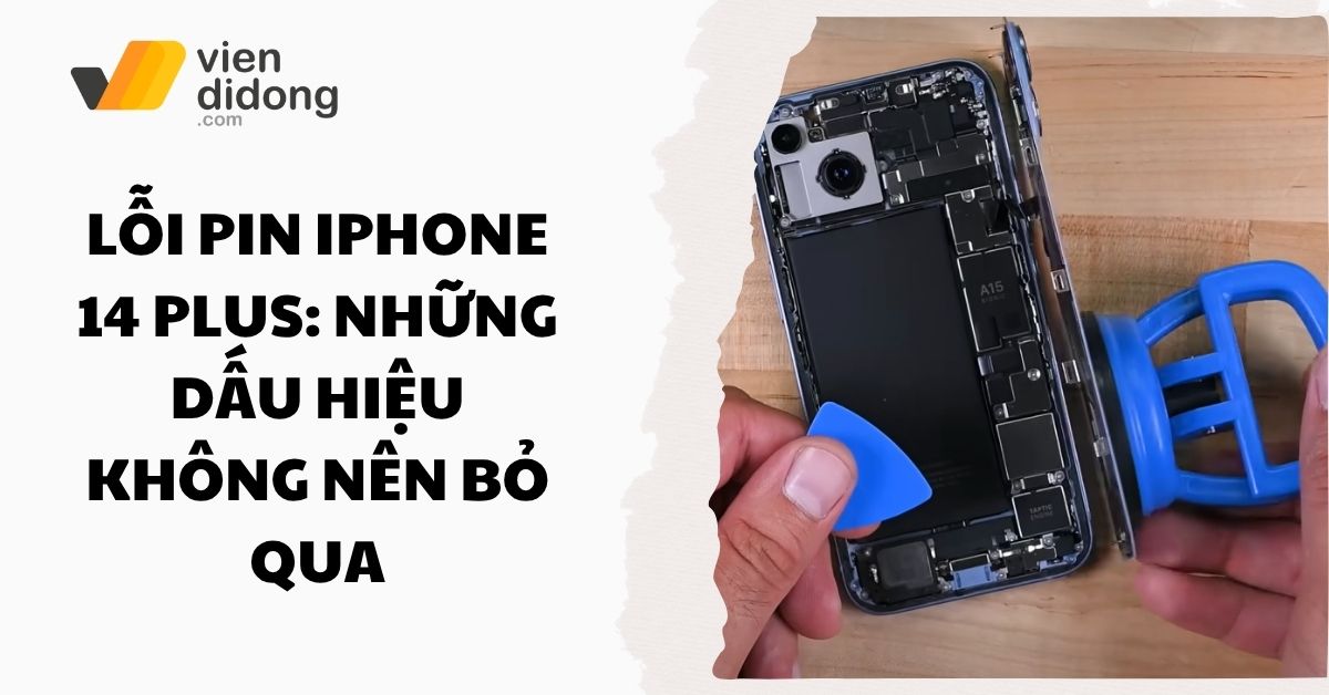 lỗi pin iPhone 14 Plus