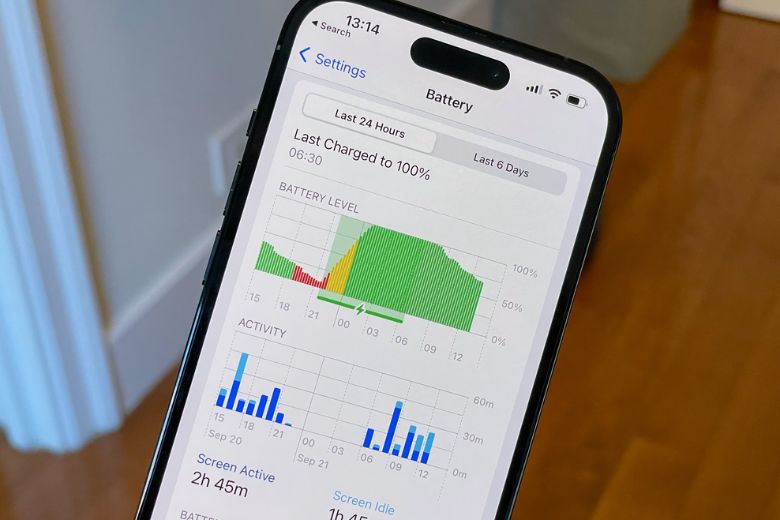 lỗi pin iPhone 14 Pro