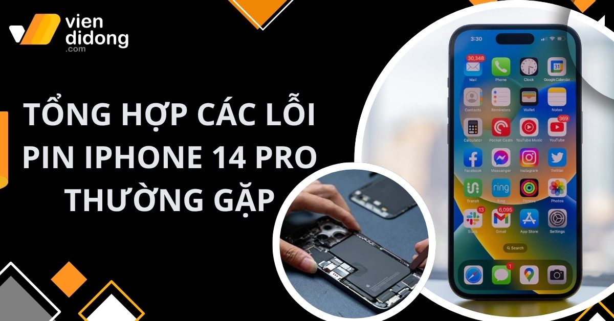 Lỗi pin iPhone 14 Pro: Pin ảo, sụt nhanh, nóng máy có nguy hiểm không?