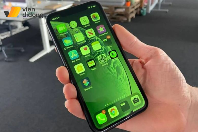 màn hình iphone bị lỗi màu