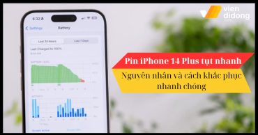 Pin iPhone 14 Plus tụt nhanh: Nguyên nhân và cách khắc phục nhanh chóng