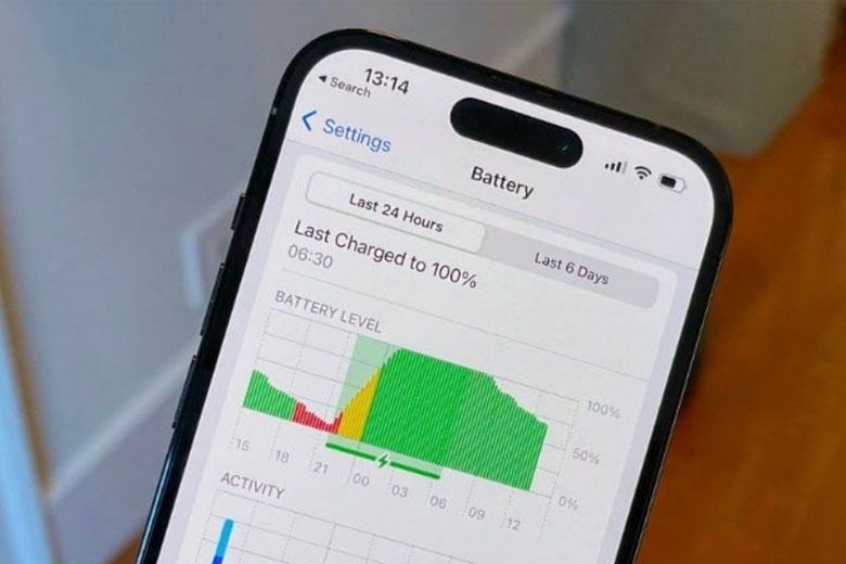 pin iPhone 14 bị tụt nhanh