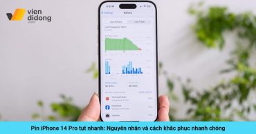 Pin iPhone 14 Pro tụt nhanh: Nguyên nhân và cách khắc phục nhanh chóng