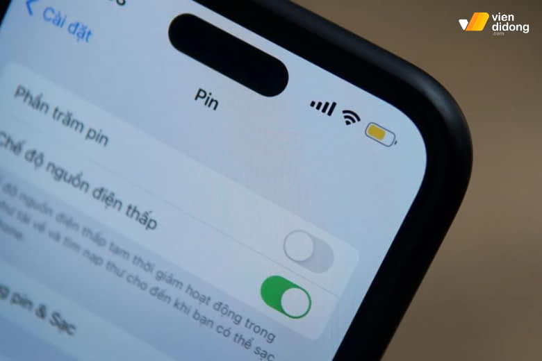 pin iphone 14 tụt nhanh