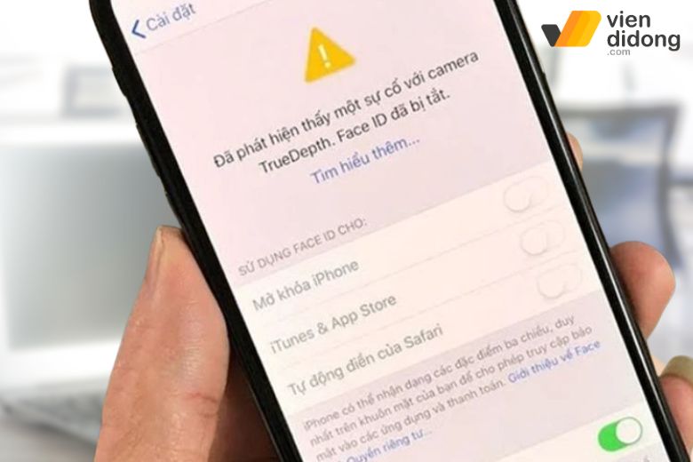 Giải đáp thắc mắc thay màn hình iPhone có mất Face ID không? 2 thay màn hình iPhone có mất Face ID không