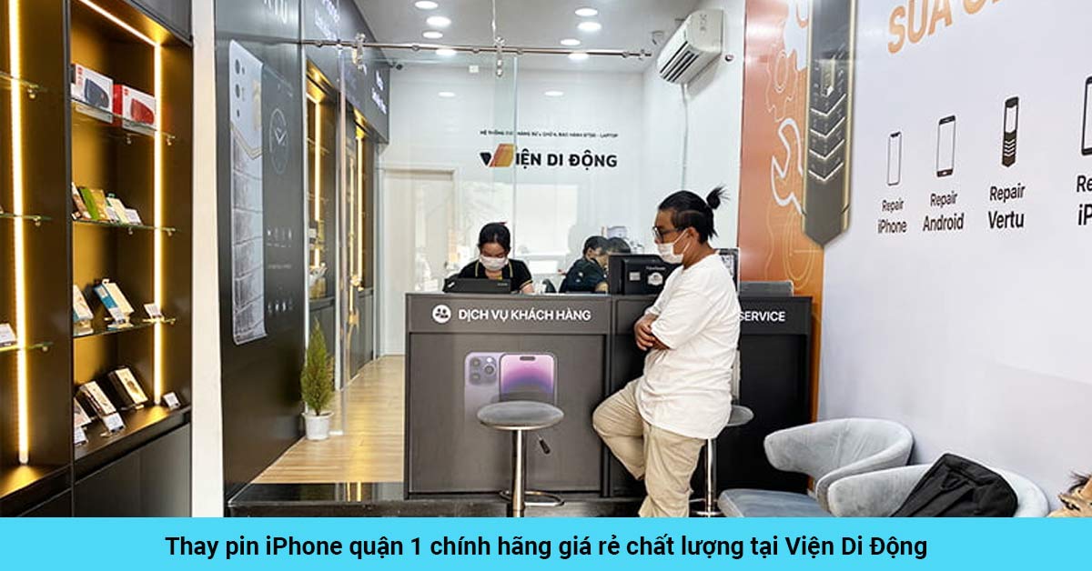 Thay pin iPhone quận 1