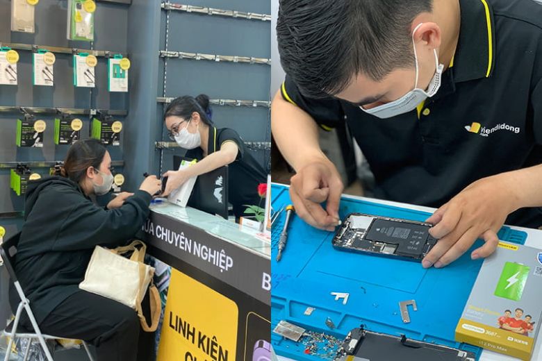 Thay pin iPhone quận 12 chính hãng, giá rẻ 4 thay pin iPhone quận 12