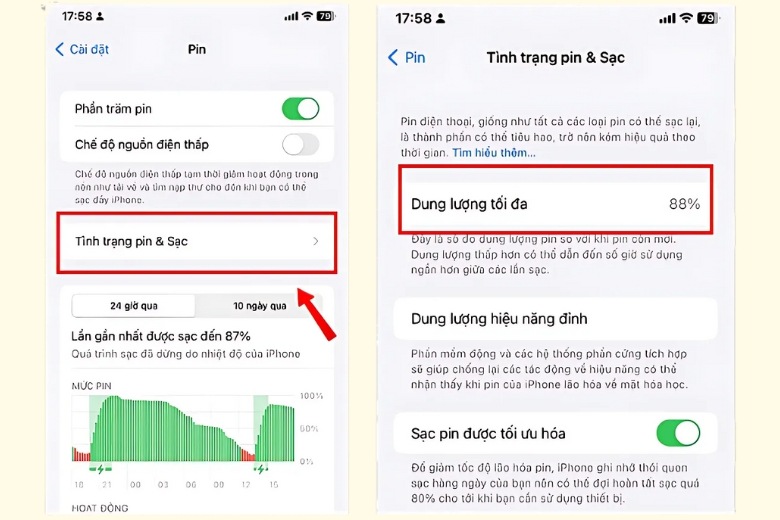 Hướng dẫn kiểm tra pin iPhone 14 đã thay: Dựa vào đâu để biết pin chuẩn? 3 cách kiểm tra pin iPhone 14 đã thay