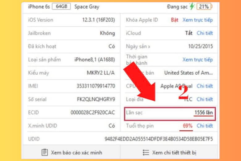 Hướng dẫn xem số lần sạc iPhone 14 series chi tiết 9 kiểm tra số lần sạc iPhone 14
