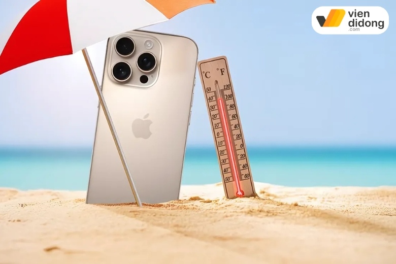 iPhone nóng máy mùa hè