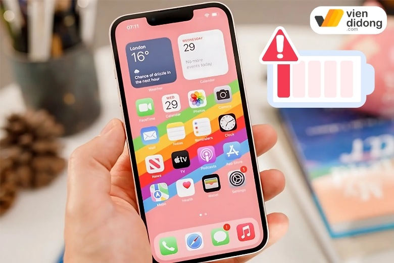 lỗi pin iPhone 13