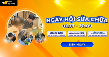 NGÀY HỘI SỬA CHỮA – Giảm Giá Sốc Tháng 9