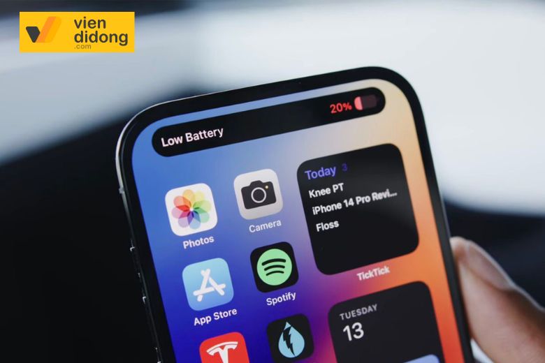 pin iPhone 14 Pro Max kém chất lượng