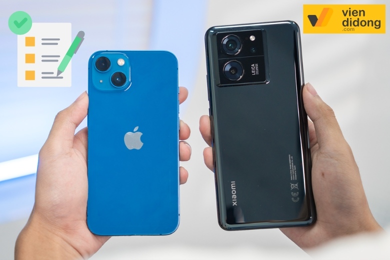 so sánh iPhone cũ và Xiaomi cũ