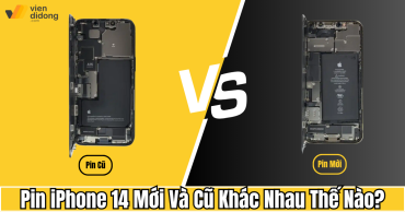 Pin iPhone 14 mới và cũ khác nhau thế nào? Có nên thay không?