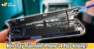 Nên thay màn hình iPhone 14 Plus không? Những rủi ro khi tiếp tục sử dụng màn hình lỗi