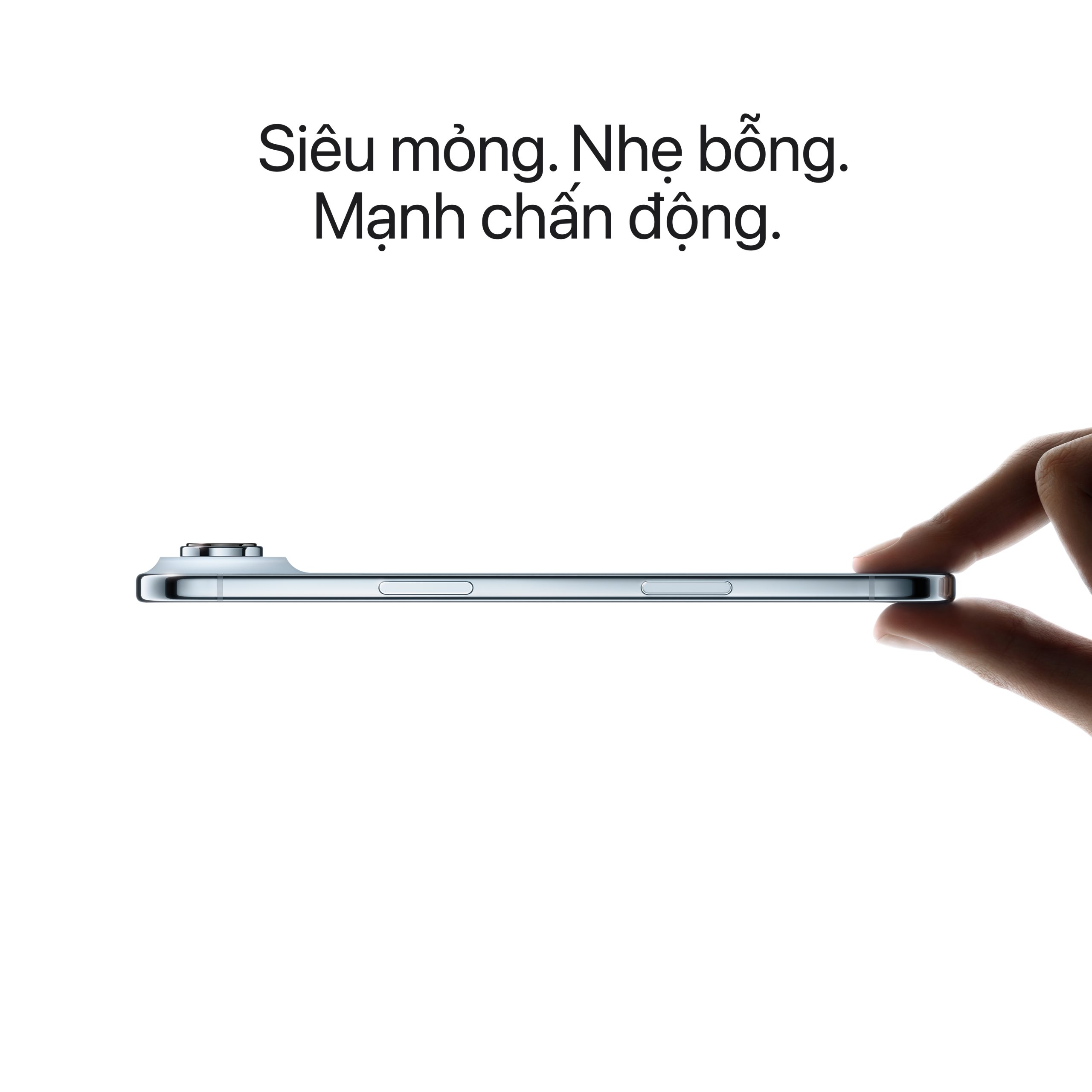 iPhone Air được thiết kế siêu mỏng nhẹ chỉ 5,64 mm