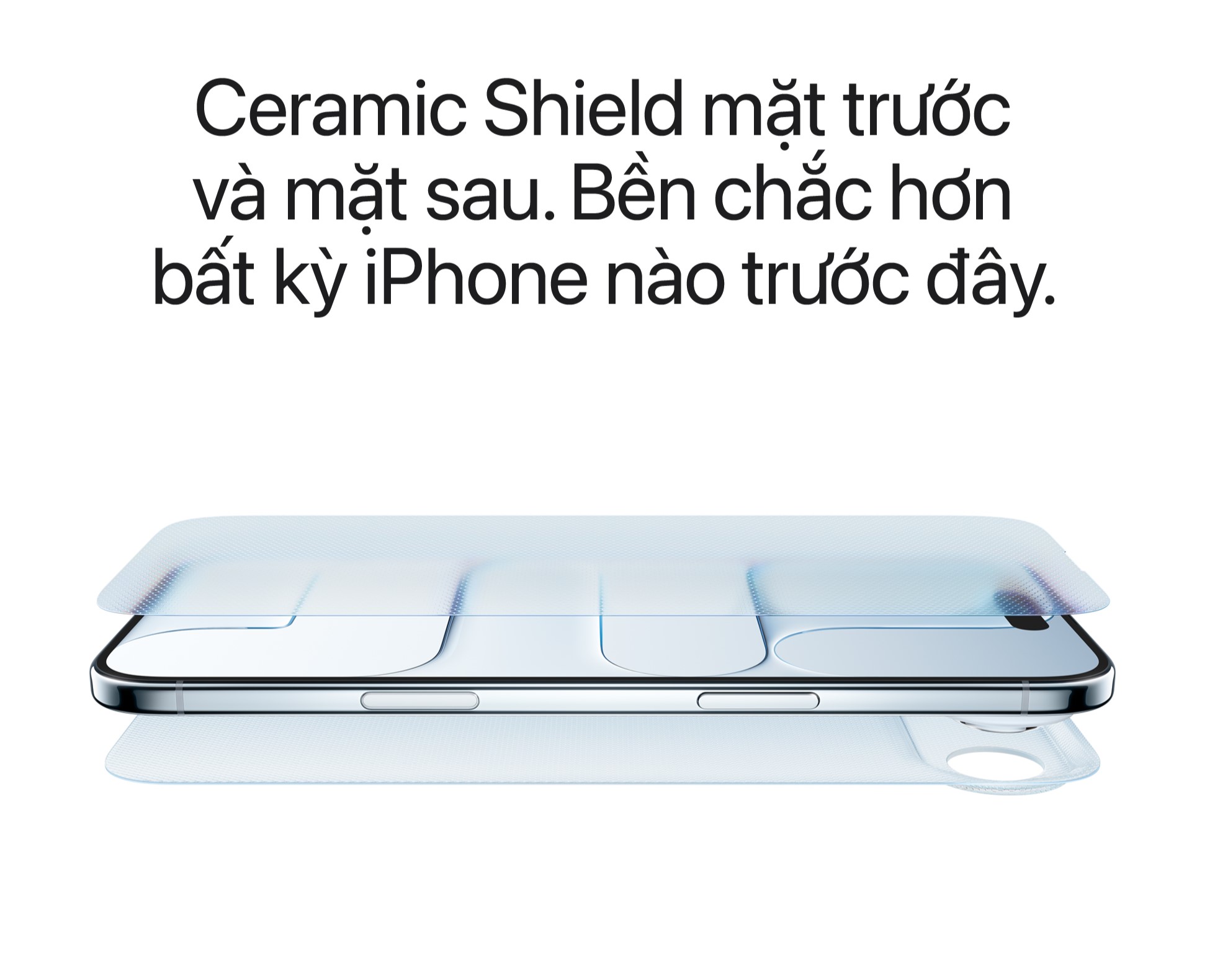 Lớp Ceramic Shield 2 giúp iP Air chống trầy xước hiệu quả