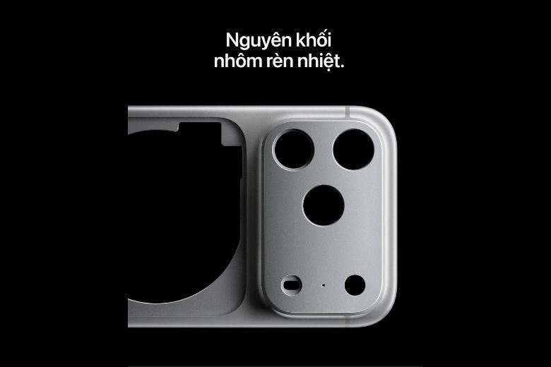 iPhone 17 Pro 256GB Chính Hãng 2 Thiết kế nhôm rèn nguyên khối sang trọng, siêu bền và tản nhiệt tối ưu