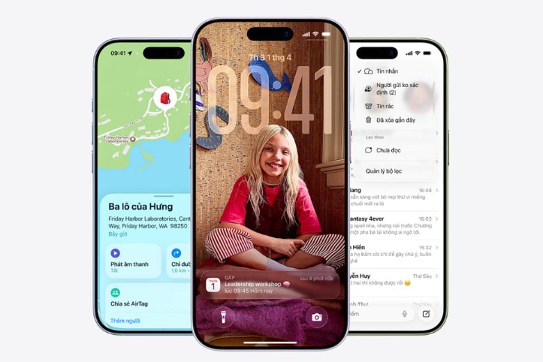 iPhone 17 Pro 256GB Chính Hãng 3 Màn hình Super Retina XDR 6.3 inch sắc nét, mượt mà với ProMotion 120Hz